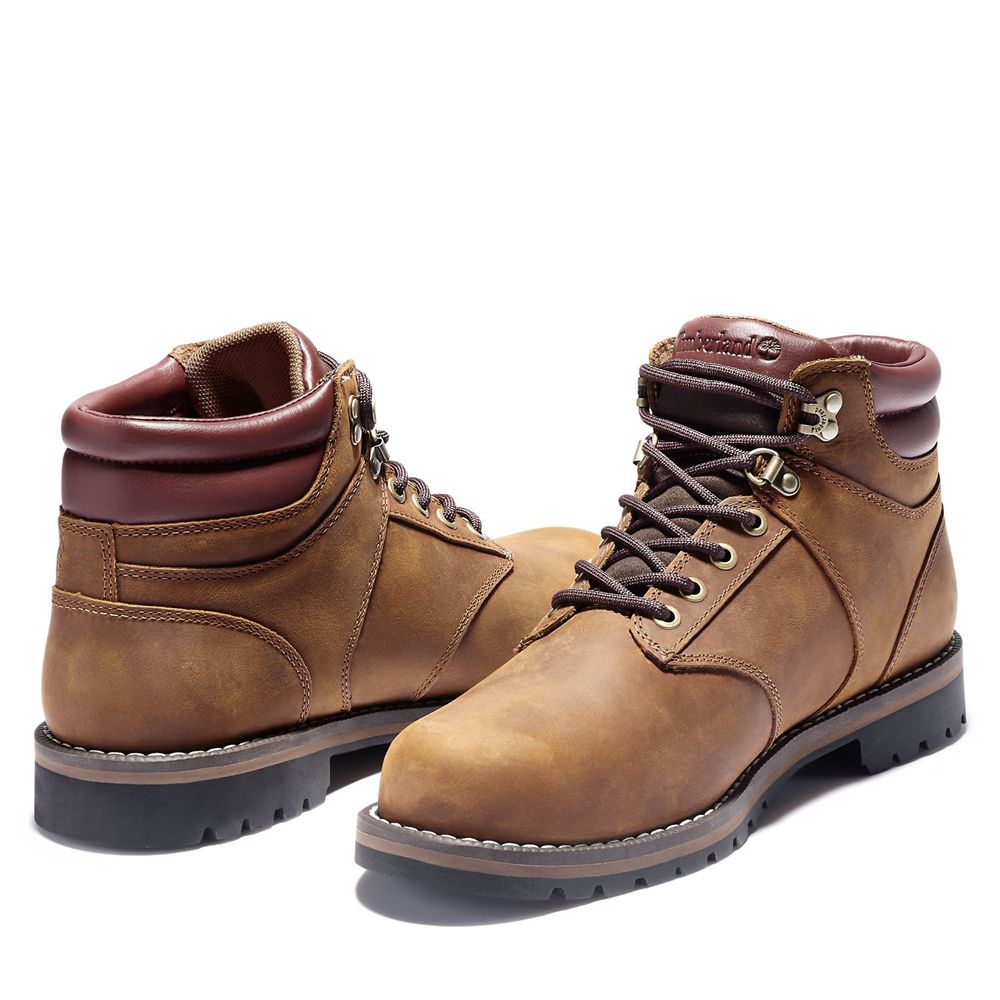 Bocanci De Drumeție Timberland Barbati Maro - Redwood Falls Waterproof Mid - Romania - KHFWXV847